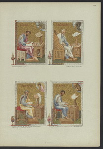 072Chetyre Evangelista, miniatiury Gelatskago evangeliia XI v.